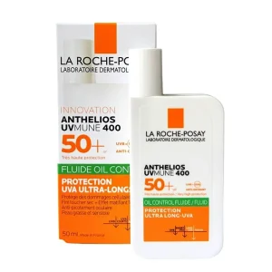 ضدآفتاب فلوئید بی رنگ لاروش پوزای Anthelios SPF50 LA ROCHE POSAY