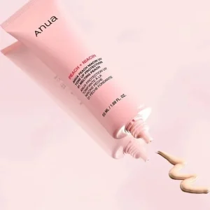 کرم ضد آفتاب رنگی TONE UP آنوا حاوی نیاسین و عصاره هلو ۵۰ میل