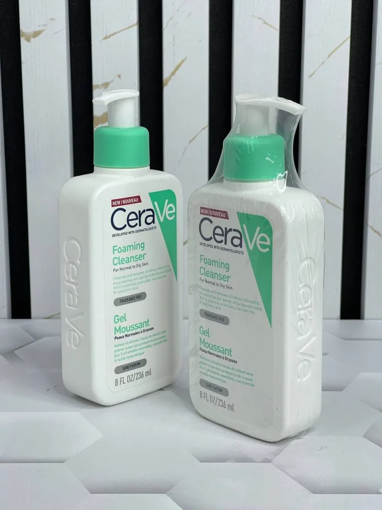 ژل شستشو صورت سراوی مخصوص پوست نرمال و چرب (مدل FOAMING CLEANSER) حجم 236 میل