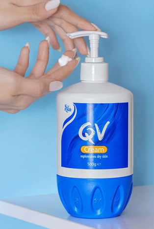 کرم آبرسان مرطوب کننده پوست خشک کیو وی پمپی ا QV Cream