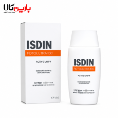ضد آفتاب بی رنگ اکتیو یونیفای ایزدین Fotoultra 100 Active Unify SPF 50