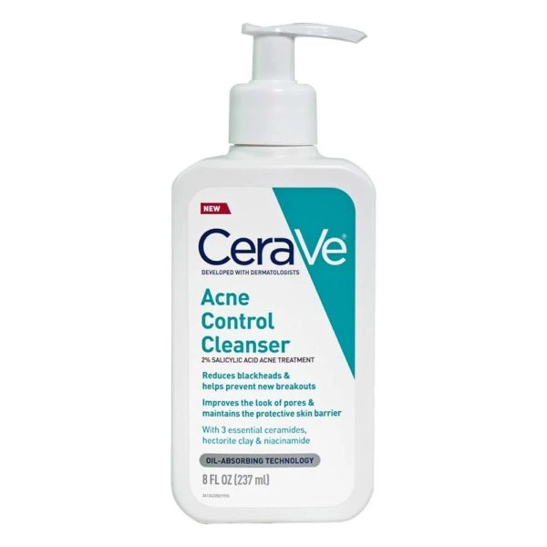ژل شستشوی ضد جوش سراوی مدل (Acne Control) 237 میل