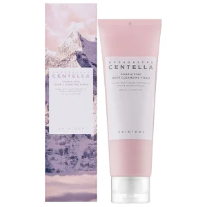 فوم شستشوی عمیق منافذ صورت سنتلا POREMIZING DEEP CLEANSING FOAM اسکین 1004 125میل