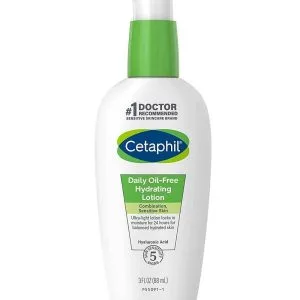 کرم لوسیون آبرسان و مرطوب کننده 24 ساعته ستافیل Cetaphil حجم 88میل