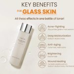 تونر مرطوب کننده و تسکین دهنده شیر تیرتیر حجم 150میل (TIRTIR Milk Skin Toner)