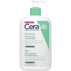 ژل شستشو صورت سراوی مخصوص پوست نرمال تا چرب (مدل Foaming Cleanser) 473 میل
